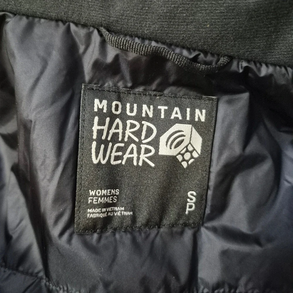 Mountain Hardwear Firefall Insulated Parka Womens S Blue Dry.Q Waterproof Jacket